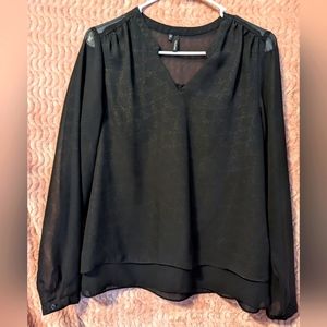 Maurices size medium black shimmery top